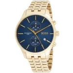 1513841-hugo-boss-watch-water-resistant-5bar-men-blue-dial-metal-stainless-gold-strap-quartz-battery-analog-chronograph-associate.webp