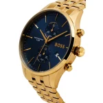 1513841-hugo-boss-watch-water-resistant-5bar-men-blue-dial-metal-stainless-gold-strap-quartz-battery-analog-chronograph-associate.webp