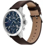 1710476-tommy-hilfiger-watch-men-blue-dial-leather-brown-strap-quartz-analog-monthly-weekly-date-henry.webp