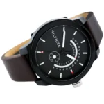 1791478-tommy-hilfiger-watch-men-black-dial-leather-brown-strap-quartz-battery-analog-three-hand-denim.webp