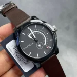 1791478-tommy-hilfiger-watch-men-black-dial-leather-brown-strap-quartz-battery-analog-three-hand-denim.webp