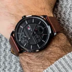 1791604-tommy-hilfiger-watch-men-black-dial-leather-brown-strap-quartz-battery-analog-three-hand-hunter.webp