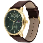 1791607-tommy-hilfiger-watch-men-green-dial-leather-brown-strap-quartz-battery-analog-three-hand-hunter.webp
