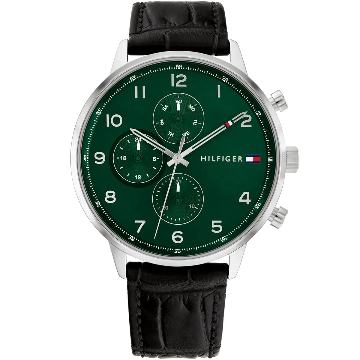 1791985-tommy-hilfiger-watch-men-green-dial-leather-black-strap-quartz-battery-analog-leondale.webp