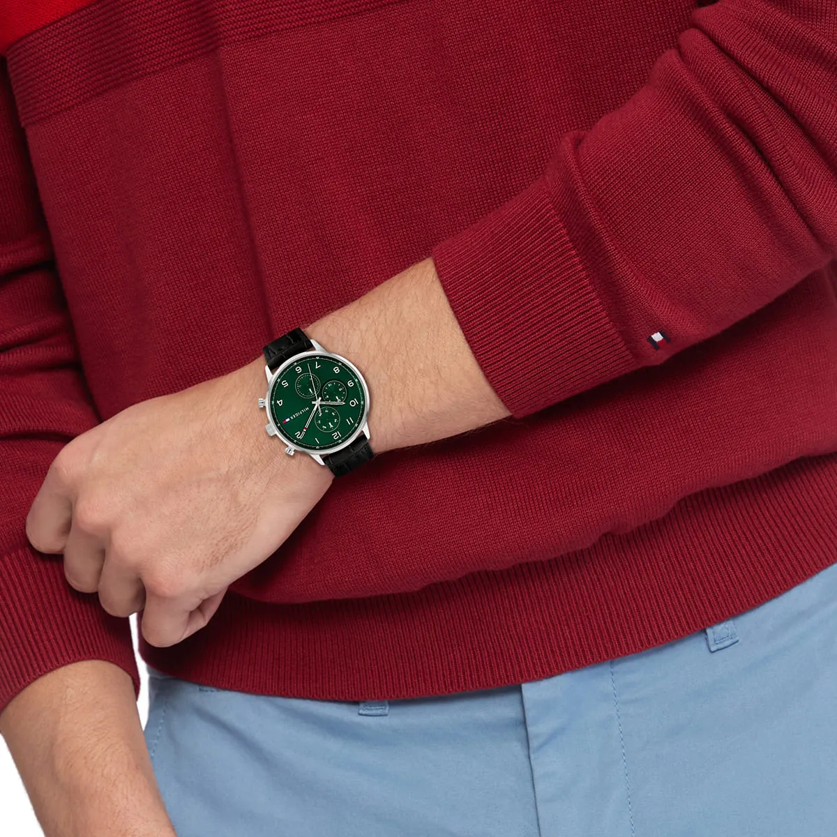 1791985-tommy-hilfiger-watch-men-green-dial-leather-black-strap-quartz-battery-analog-leondale_13.webp