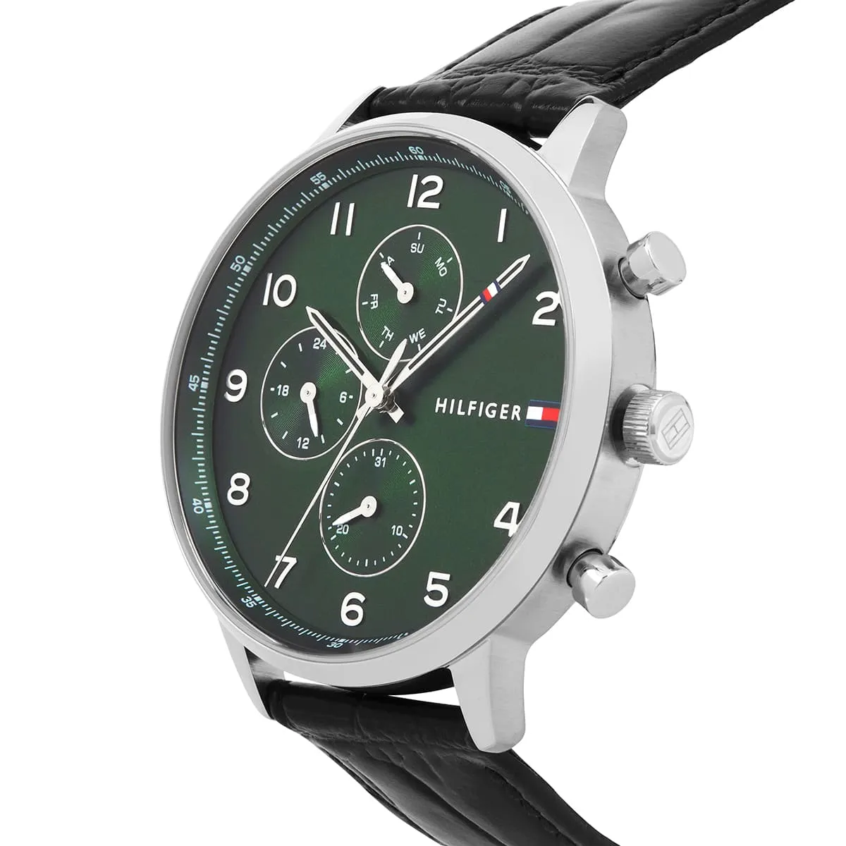 1791985-tommy-hilfiger-watch-men-green-dial-leather-black-strap-quartz-battery-analog-leondale_4.webp