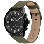 1792006-tommy-hilfiger-watch-dual-time-men-black-dial-fibers-green-strap-quartz-battery-analog-axel.webp