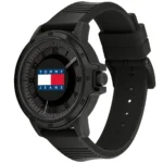 1792032-tommy-hilfiger-watch-jeans-men-black-dial-rubber-strap-quartz-battery-analog-three-hand-houston.webp