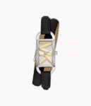 Michael Kors Empire Three-Hand Black Double Wrap Leather Watch