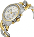 ساعة مايكل كورس Twist Chain Chronograph White Dial