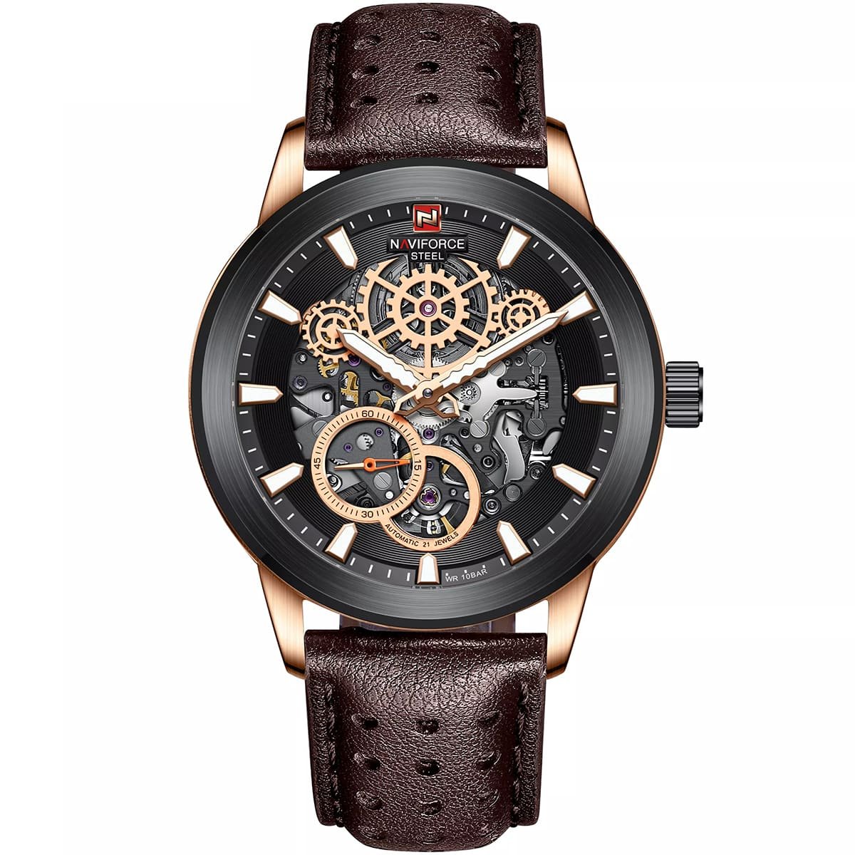 nfs1002-rg-b-naviforce-watch-men-black-dial-leather-silver-brown-steel-strap-automatic-analog-for-dream.jpg