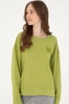 main-0-U.S. Polo Assn. سويت شيرت نسائي أساسي برقبة دائرية باللون الأخضر الفستقي 50296919 -vr087