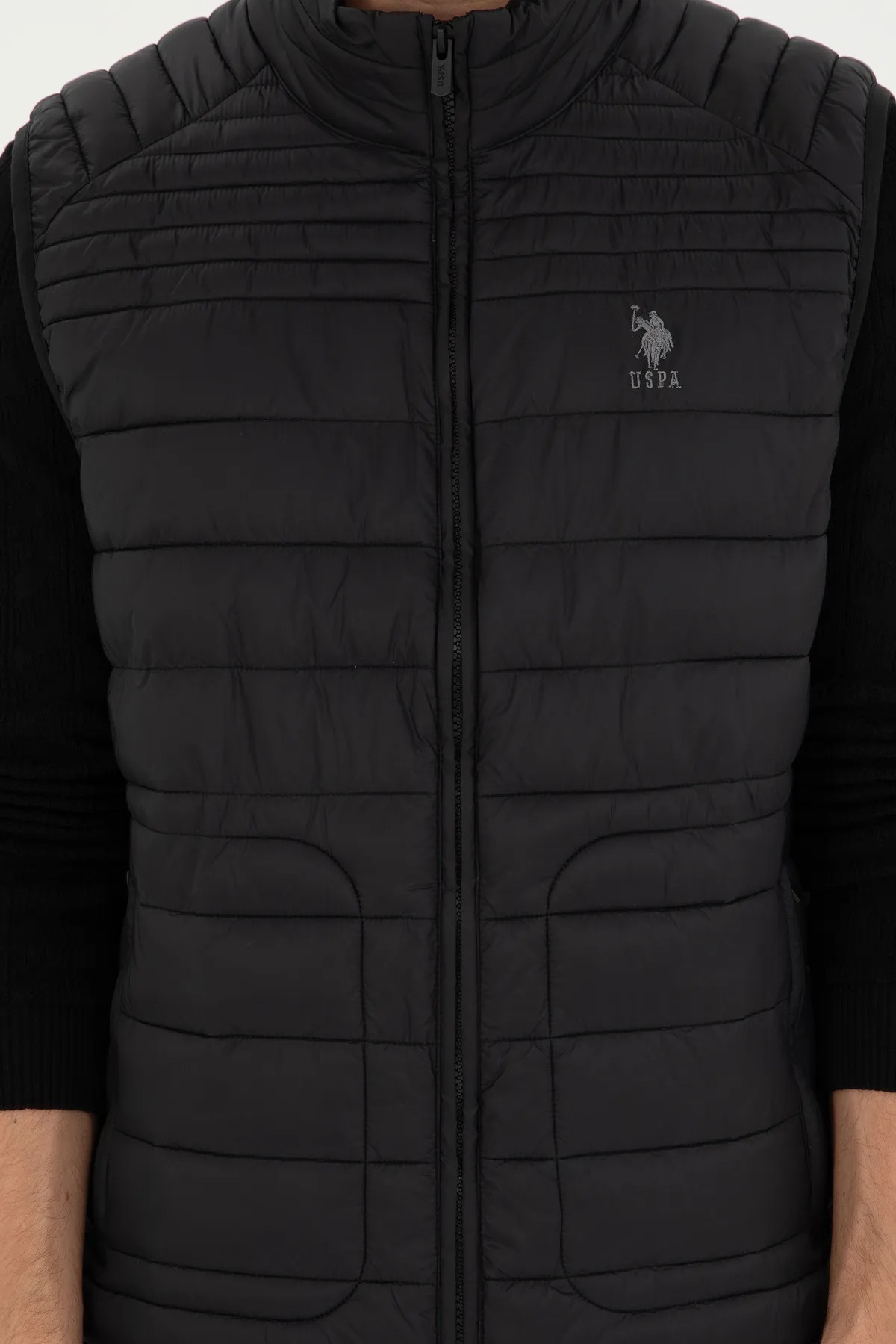 main-5-U.S. Polo Assn. سترة رجالية سوداء 50293295 -VR046