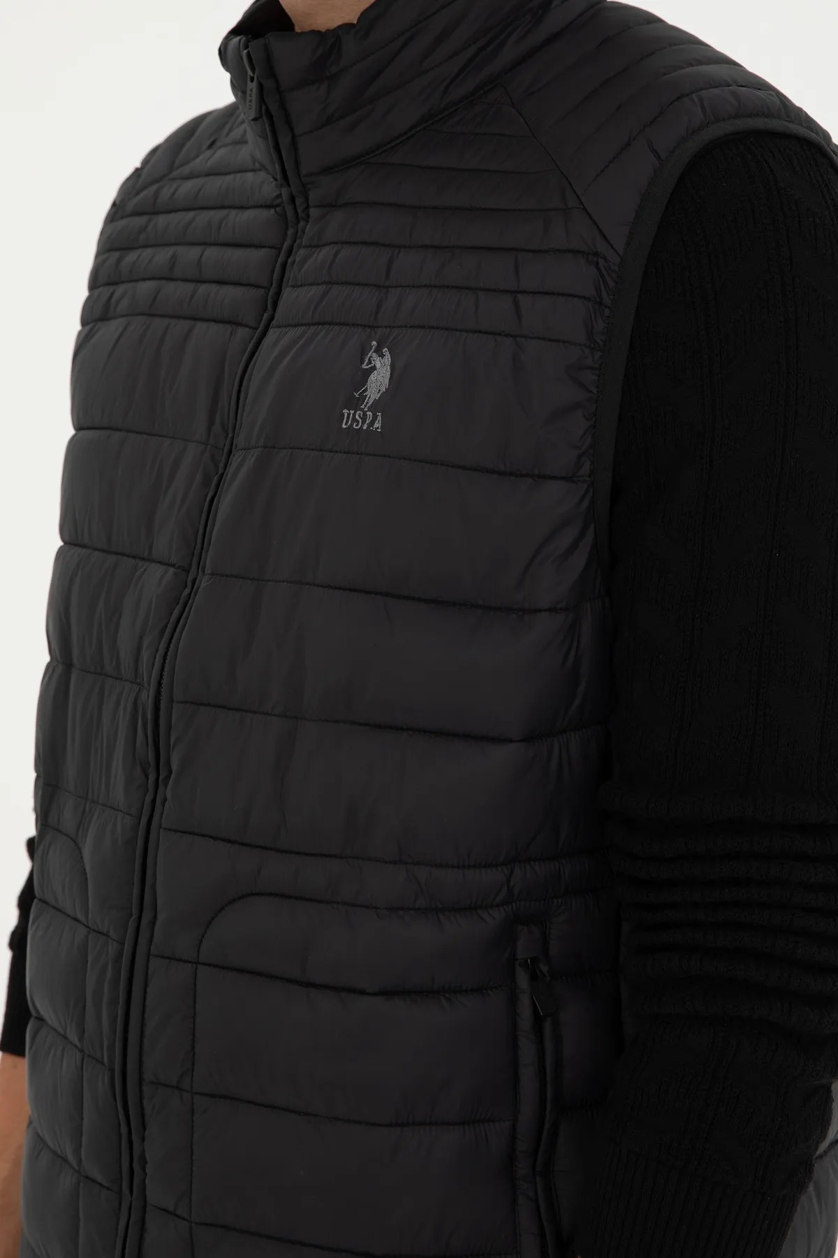 main-6-U.S. Polo Assn. سترة رجالية سوداء 50293295 -VR046