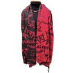 karl-lagerfeld-Crimson-Monogram-Print-Scarf