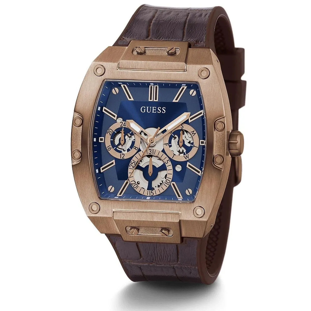gw0202g2-guess-watch-men-square-blue-dial-rubber-brown-strap-quartz-battery-analog-phoenix_2.webp