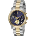 mk6165-michael-kors-watch-women-blue-dial-metal-stainless-steel-silver-gold-two-tone-strap-quartz-battery-analog-chronograph-runway.webp