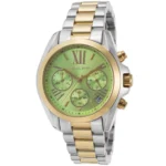 mk6198-michael-kors-watch-women-green-dial-metal-stainless-steel-silver-gold-two-tone-strap-quartz-battery-analog-chronograph-bradshaw.webp