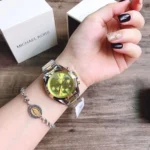 mk6198-michael-kors-watch-women-green-dial-metal-stainless-steel-silver-gold-two-tone-strap-quartz-battery-analog-chronograph-bradshaw.webp