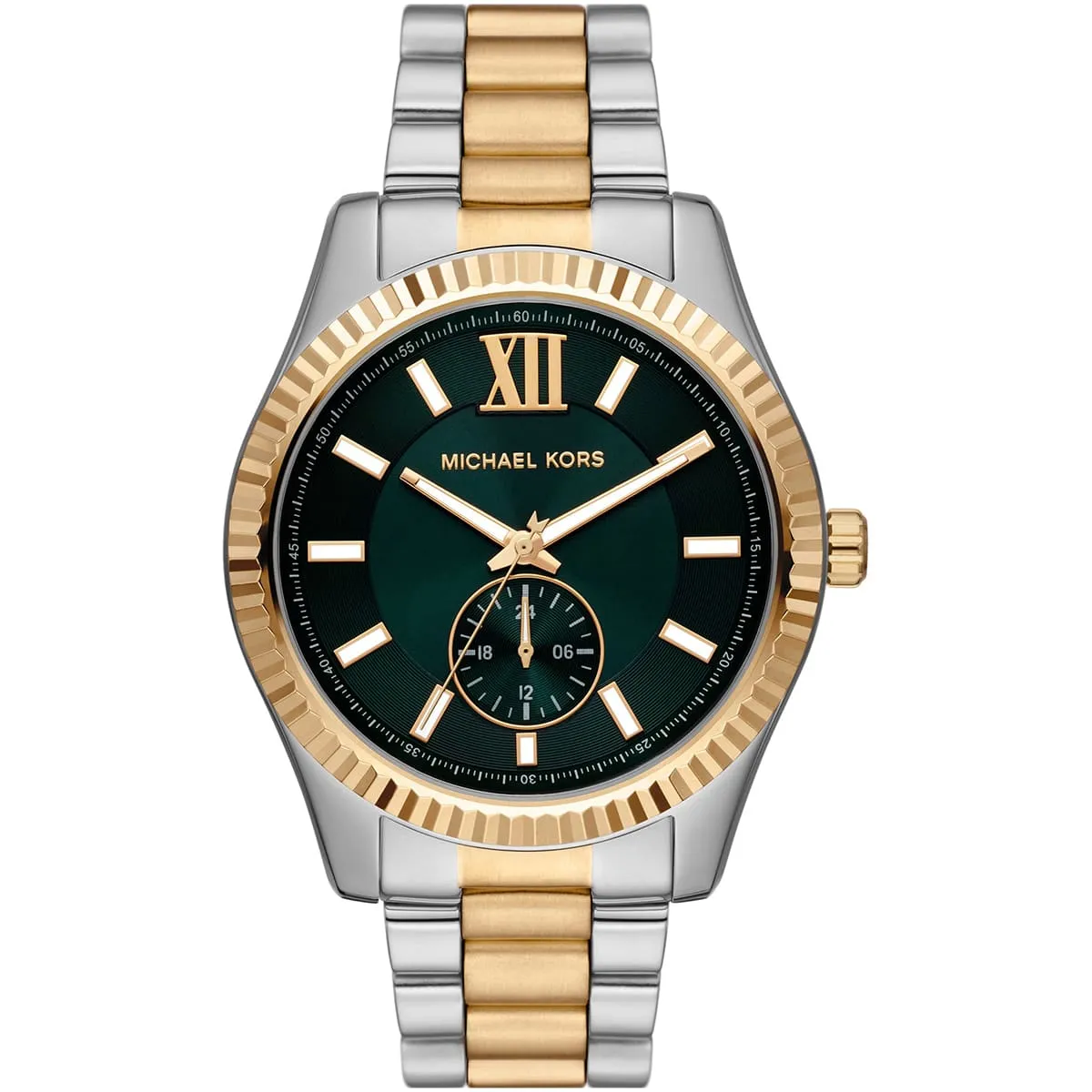 mk9063-michael-kors-watch-men-green-dial-metal-stainless-steel-silver-gold-two-tone-strap-quartz-battery-analog-lexington.webp