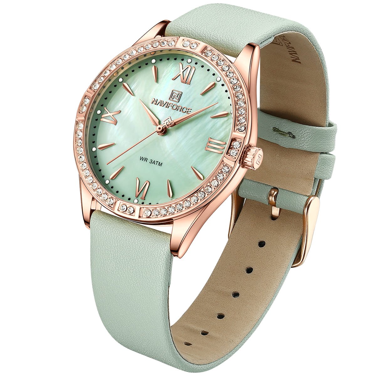 nf5038-rg-gn-naviforce-watch-wr-3atm-women-mother-of-pearl-green-dial-leather-strap-quartz-battery-analog-three-hand-for-dream_3.jpg