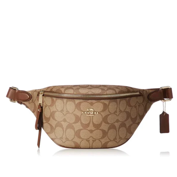 Coach Signature Waist Bag (Fanny Pack) – Light brown