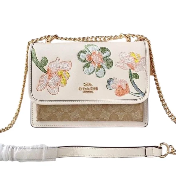 Coach Embroidered Klare Sling Bag