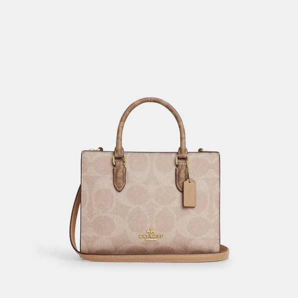 Coach Maggie Small Tote Bag – Blocked Signature Canvas