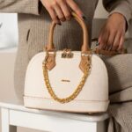 main-0-Just Polo Chain detailed embossed hand and shoulder women’s bag