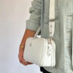 main-0-Just Polo Medium Size Cotton Woven Shoulder Bag Daily 5 Compartment Women’s Shoulder Bag 4023 PLAIN WHITE