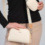 main-0-Just Polo Women’s Cream Wallet Shoulder and Messenger Bag Jpm4009 Cream Tan Camel Powder