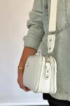 main-0-Just Polo Medium Size Cotton Woven Shoulder Bag Daily 5 Compartment Women’s Shoulder Bag 4023 PLAIN WHITE