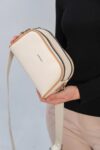 main-0-Just Polo Women’s Cream Wallet Shoulder and Messenger Bag Jpm4009 Cream Tan Camel Powder