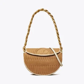 شنطة توري بورش MINI FLEMING SOFT PLEATED CRESCENT BAG