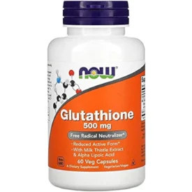 ناو فودز جلوتاثيون مضاد أكسدة خلوي بتركيز 500 مجم 60 كبسولة نباتية  Glutathione