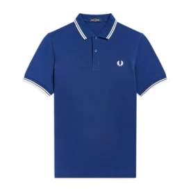 فريد بيري بولو شيرت بشعار بارز