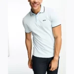 بوس بولو شيرت بشعار بارز