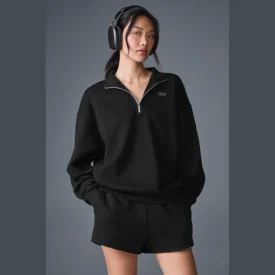 الو يوجا سويت كوارتر زيبر مبطن