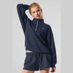 الو يوجا سويت كوارتر زيبر مبطن