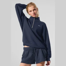 الو يوجا سويت كوارتر زيبر مبطن