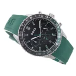 1514246-original-hugo-boss-men-watch-green-rubber-strap-black-dial-quartz-battery-runner-egypt-7-outlet90-com