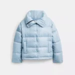 جاكيت كوتش Jacquard Short Puffer