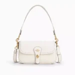 pebbled leather/Gold/white