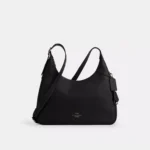 pebbled leather.Black