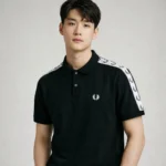 فريد بيري بولو شيرت بشعار بارز