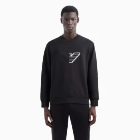 امبوريو ارماني سويت شيرت EA Double-jersey sweatshirt