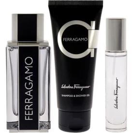 عطر سلفاتوري فيراغامو للرجال – أو دو تواليت – ١٠٠ مل + ١٠ مل + شاور جيل ١٠٠ مل