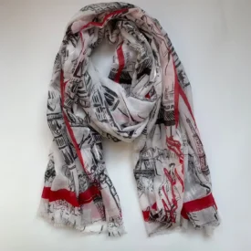 كارل لاجرفيلد وشاح/ سكارف