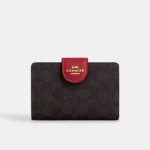 signature canvas/Gold/Walnut/True Red