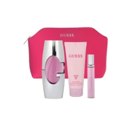 عطر جيس بينك – للنساء – مجموعة 4 قطع (EDP 75مل + EDP 15مل + بادي لوشن 100مل + حقيبة)